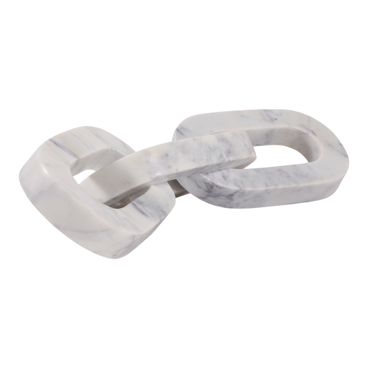 Sagebrook Home Louvine Carved Marble Chain Object Decorative Objects EV22719