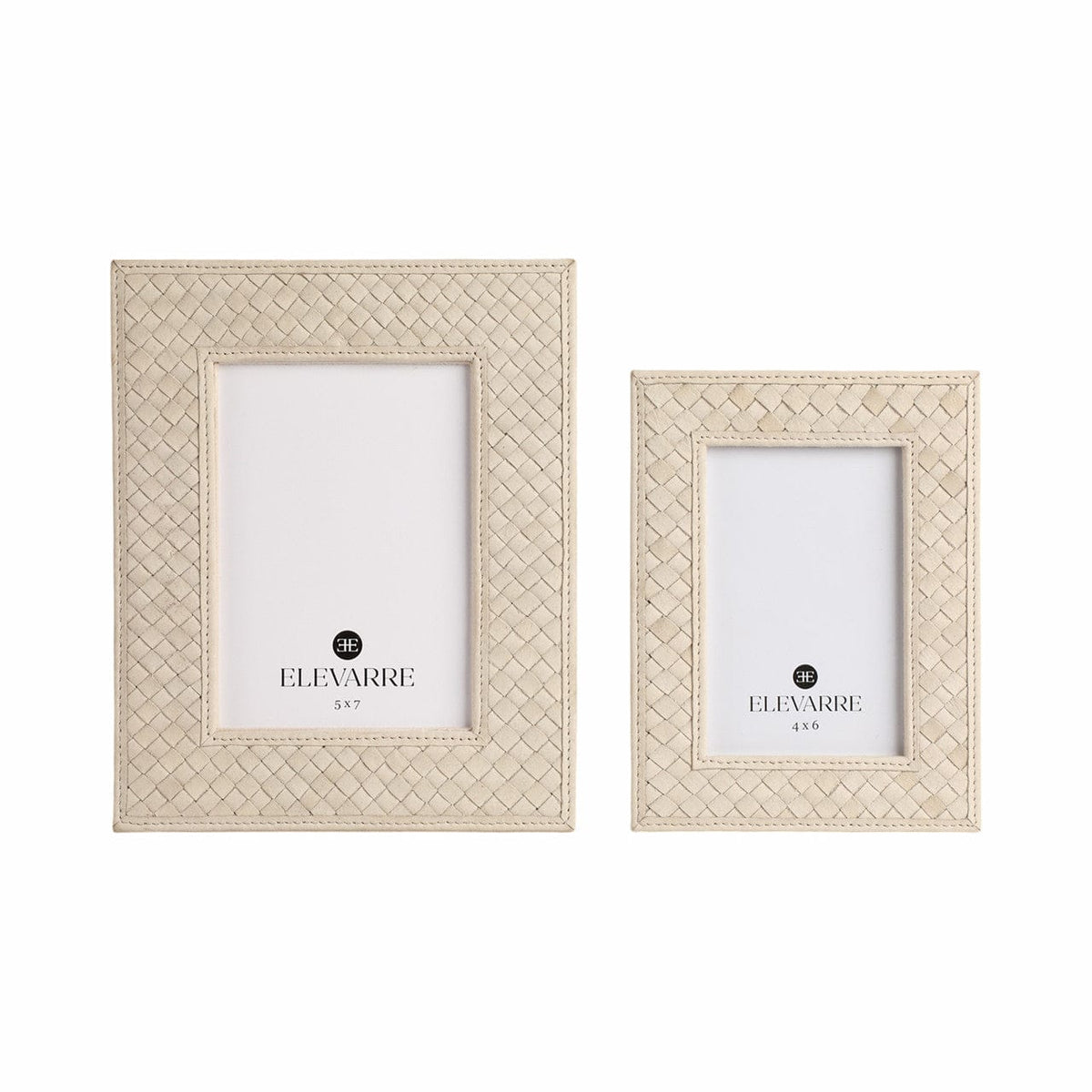 Sagebrook Home Luanda Lether Photo Frame Picture Frames