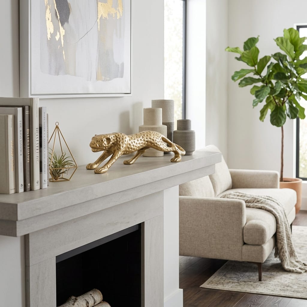 Sagebrook Home Lucasridge Gold Decor Sculptures 24153