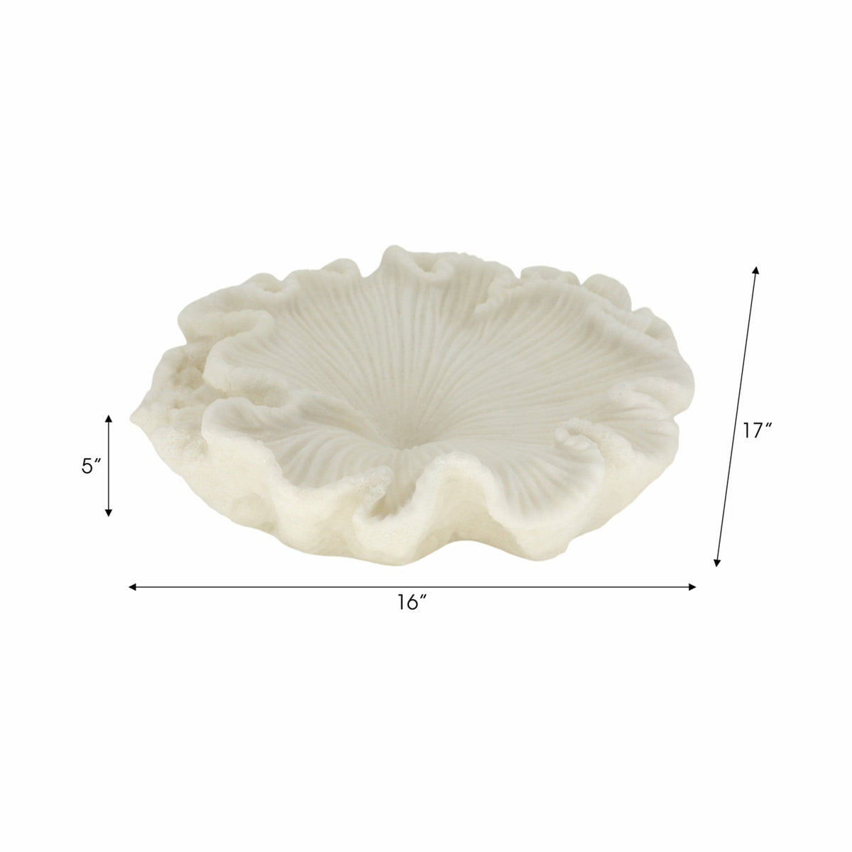 Sagebrook Home Majorca Quartz Bowl Decor EV21439