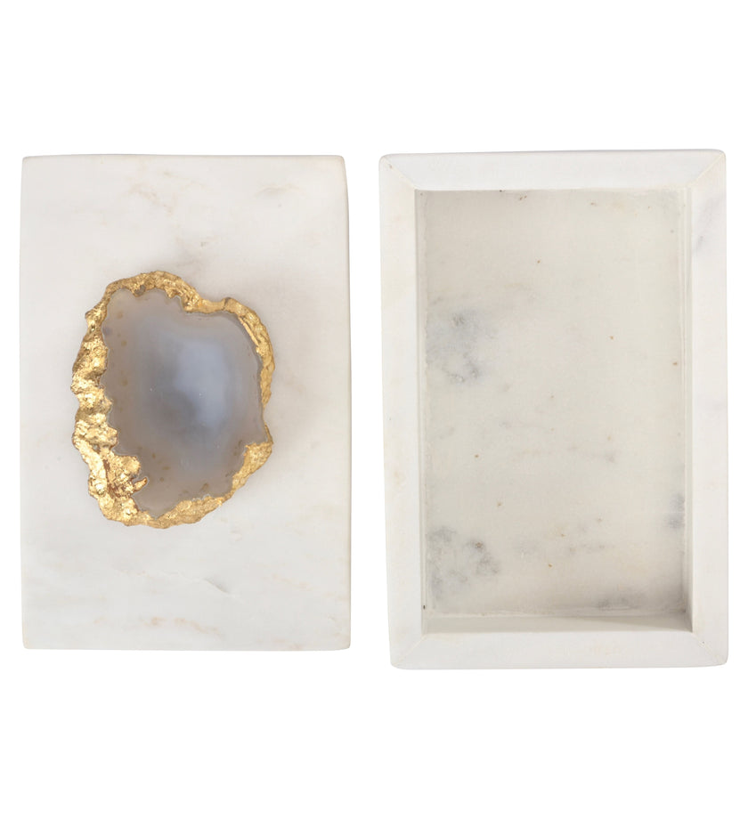 Marble & Agate Box