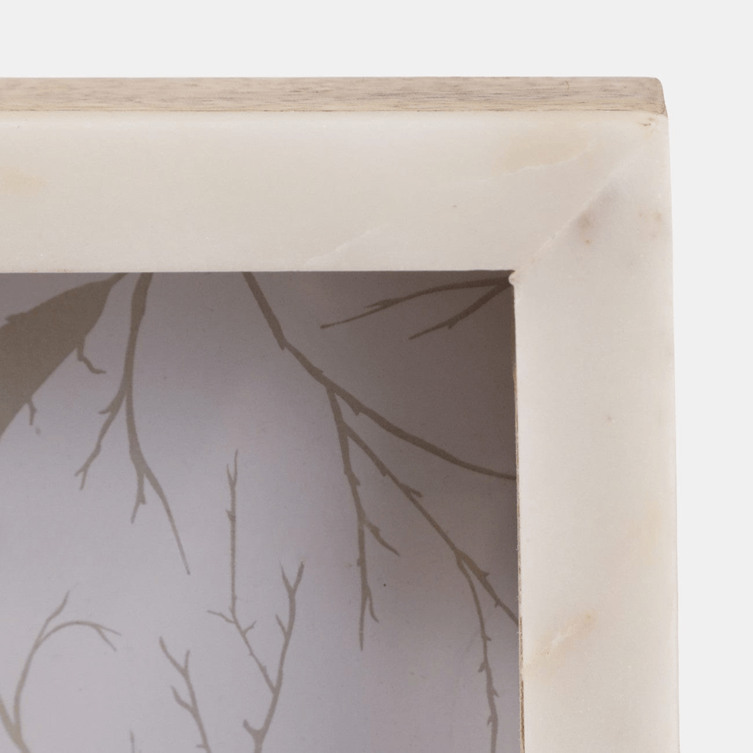 Sagebrook Home Marble Block Photo Frame Picture Frames