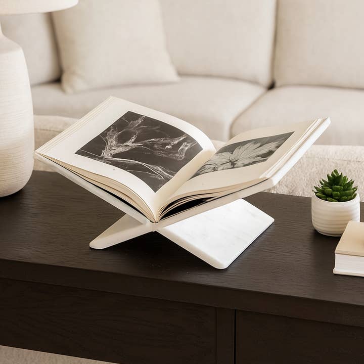 Sagebrook Home Marble Bookstand Accent Boxes 20781-01