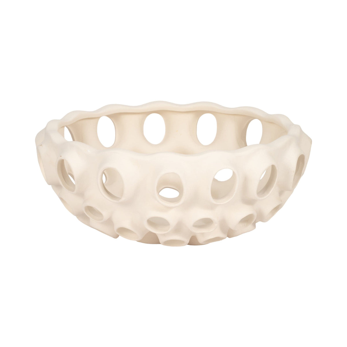 Sagebrook Home Marby Cream Bowl Decorative Bowls EV20495