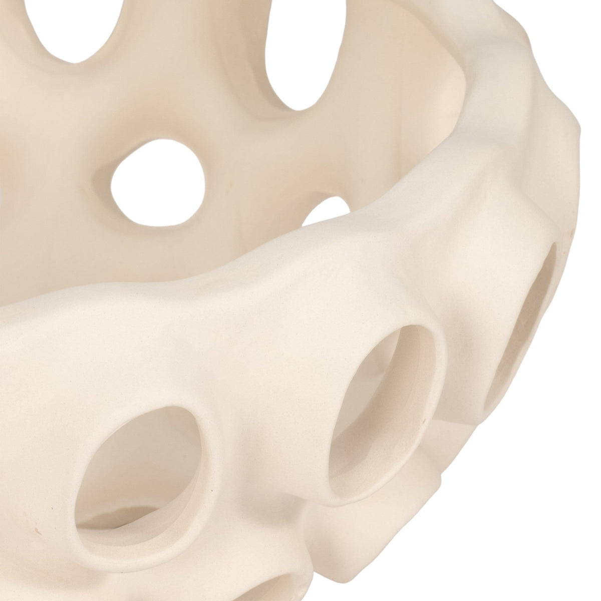 Sagebrook Home Marby Cream Bowl Decorative Bowls EV20495