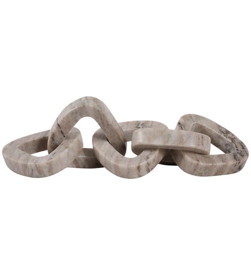 Mollin Carved Marble Chain Object - secondary