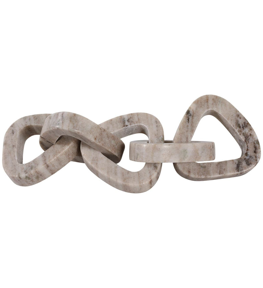 Mollin Carved Marble Chain Object