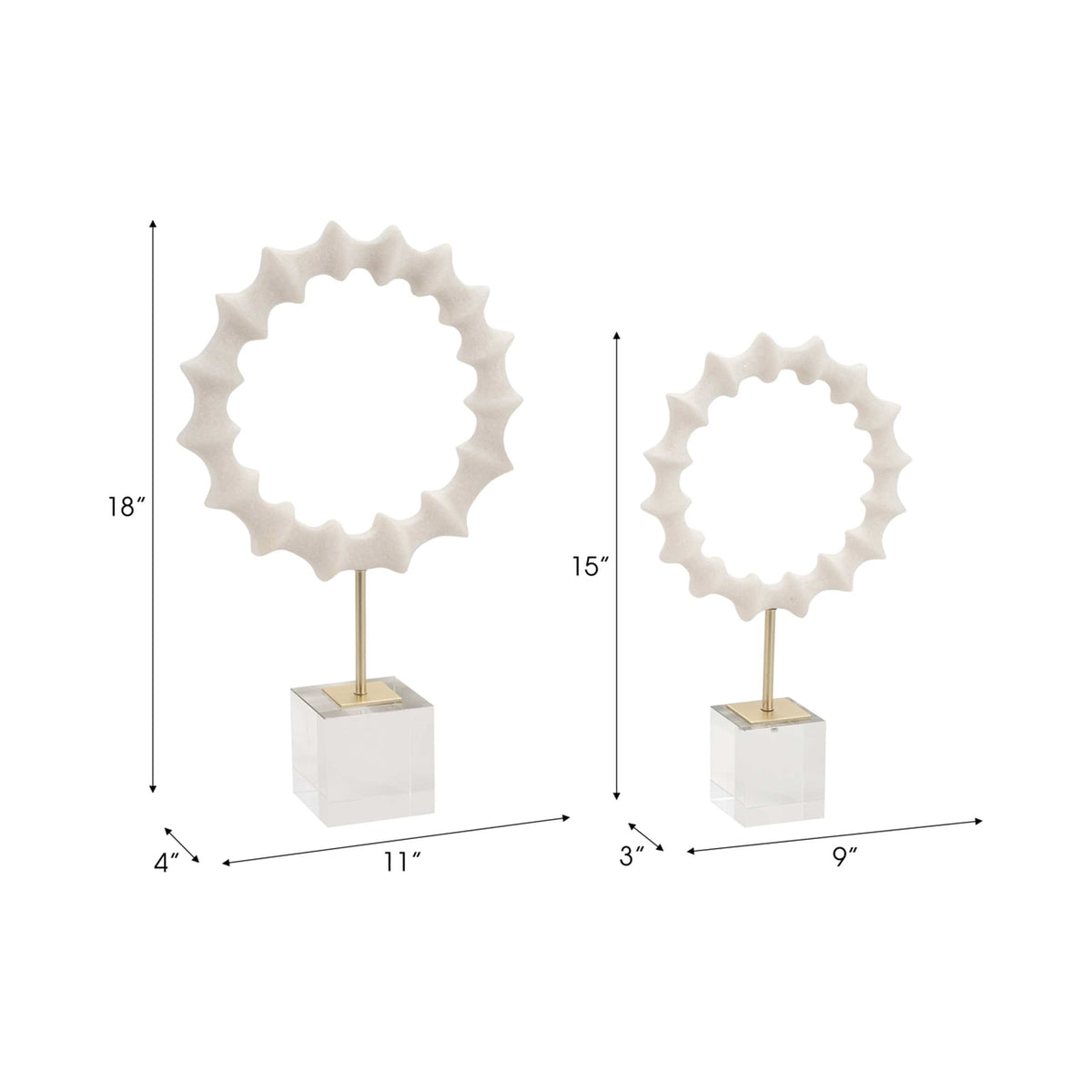 Sagebrook Home Previse Statuary Decorative Objects