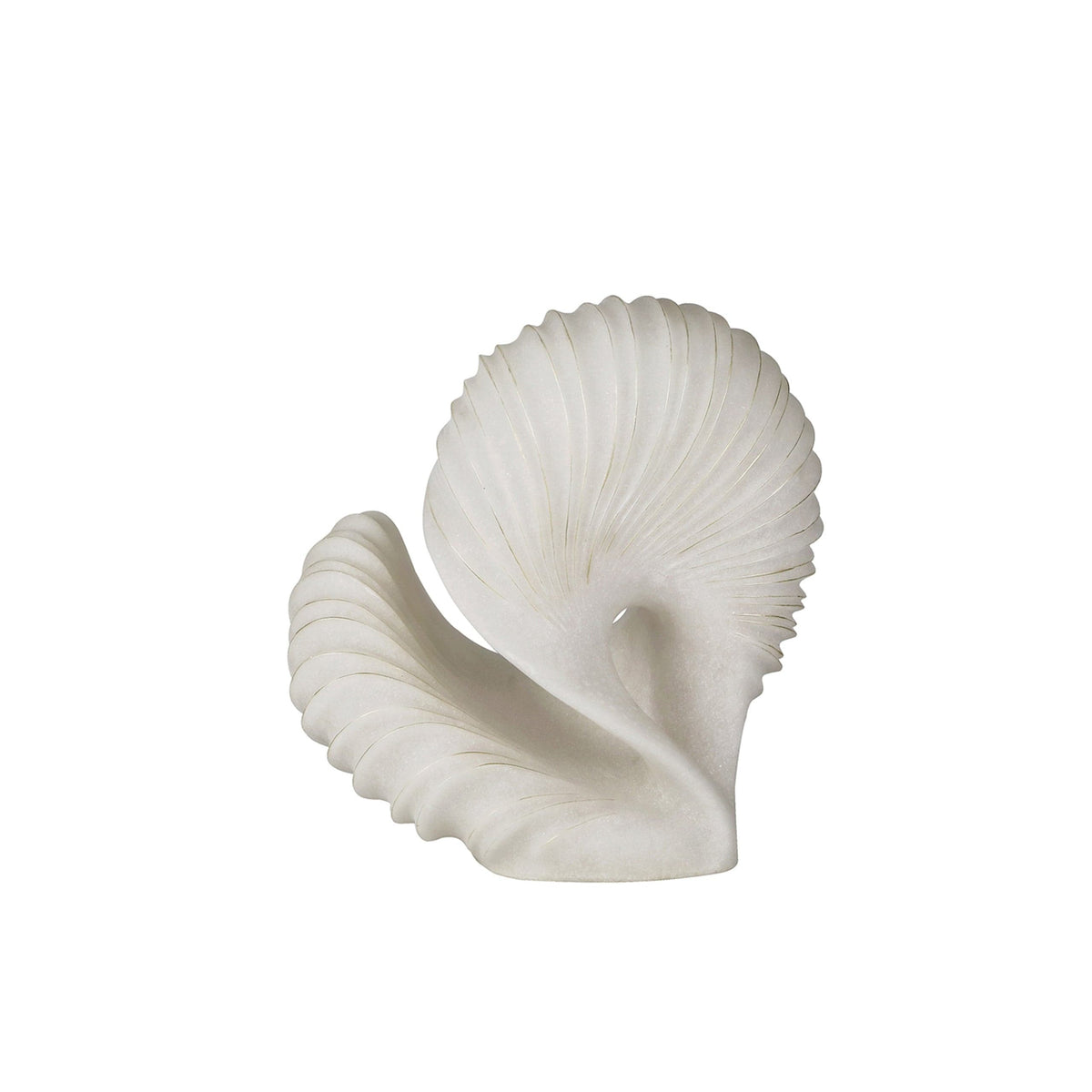 Sagebrook Home Quartz Resin Shell Statuary Decorative Objects EV22160