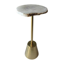 Sagebrook Home Reykur Raw Agate Table Side Tables