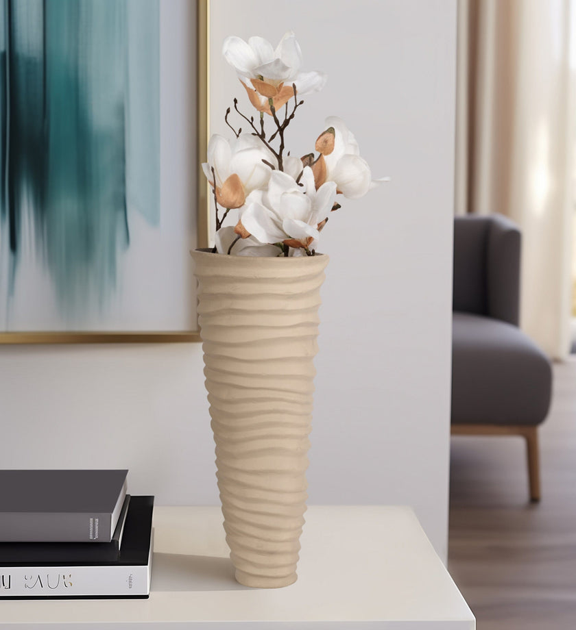 Rugged Metal Vase - secondary