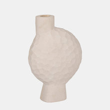 Sagebrook Home Sandstone Hammered Vase Vase