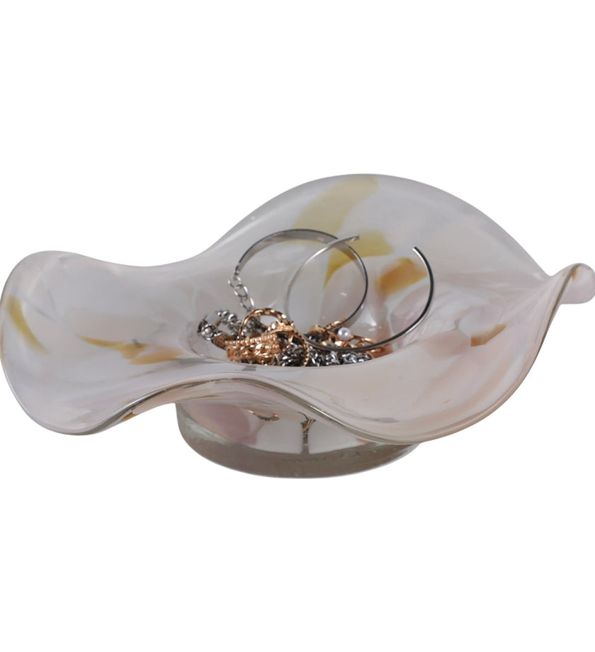 Scinder Amber Glass Bowl - secondary