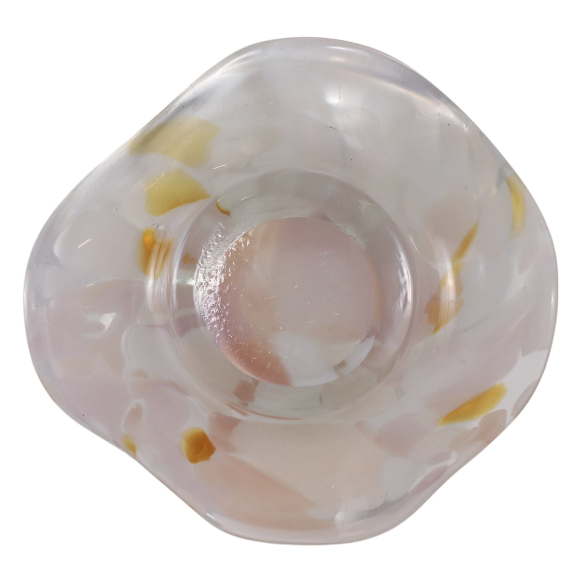 Sagebrook Home Scinder Amber Glass Bowl Bowl EV22278