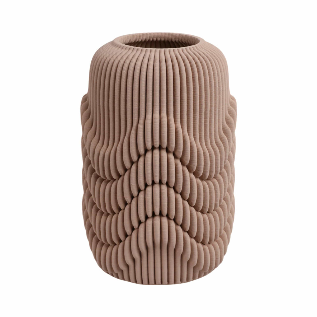 Sagebrook Home Small Ethos 3D Printed Porcelain Vase Vase EV21295-01