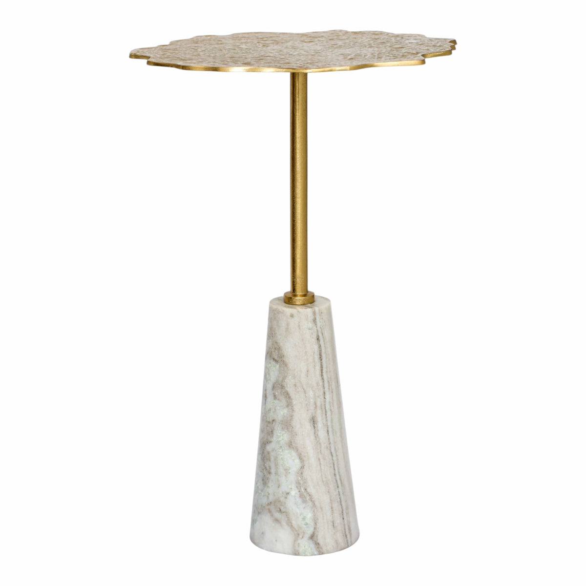 Sagebrook Home Stormbrook Gold Table Side Table 24205