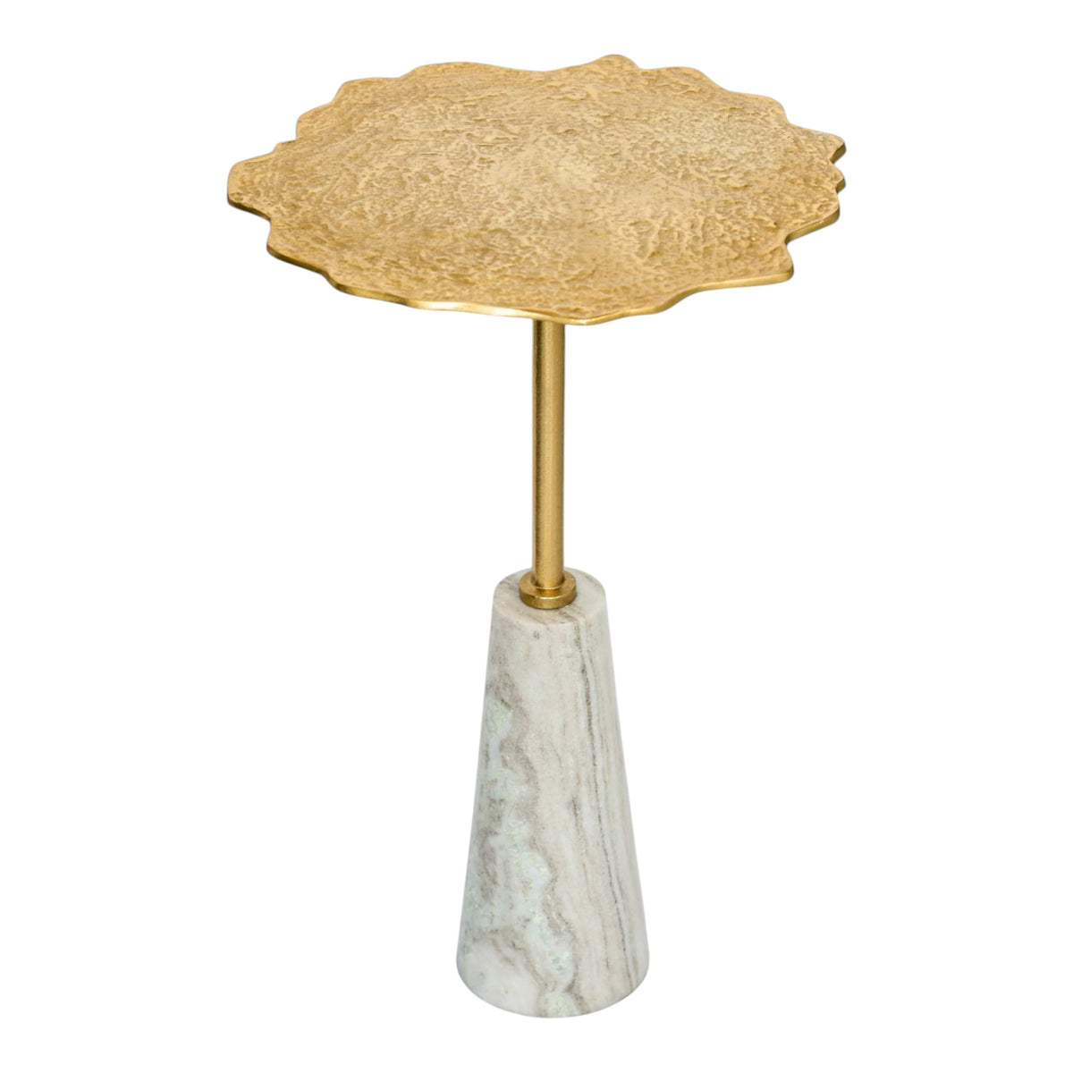 Sagebrook Home Stormbrook Gold Table Side Table 24205