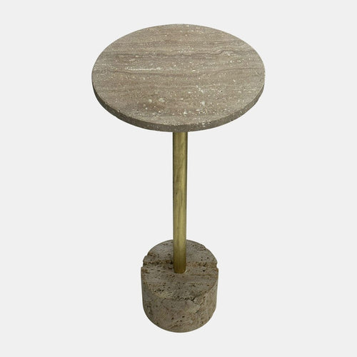 Sagebrook Home Travertine Accent Table Accent Tables 18798