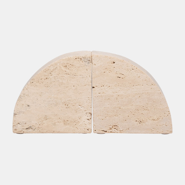 Sagebrook Home Travertine Bookends Bookends 18134