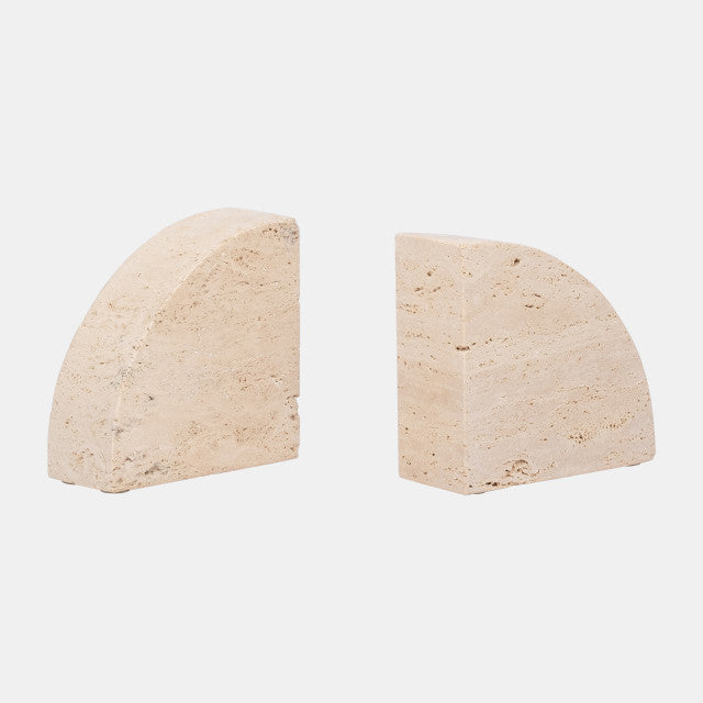 Sagebrook Home Travertine Bookends Bookends 18134