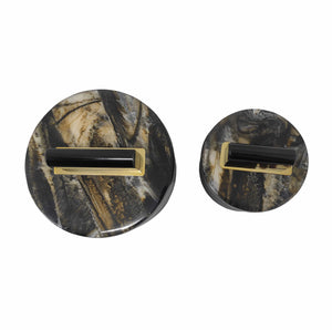 Sagebrook Home Wheatly Round Box Accent Boxes