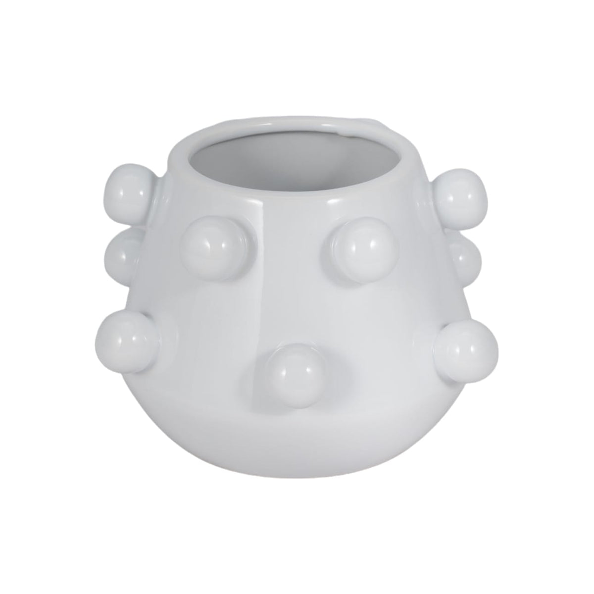Sagebrook Home White Planter Pot Pots & Planters 20364
