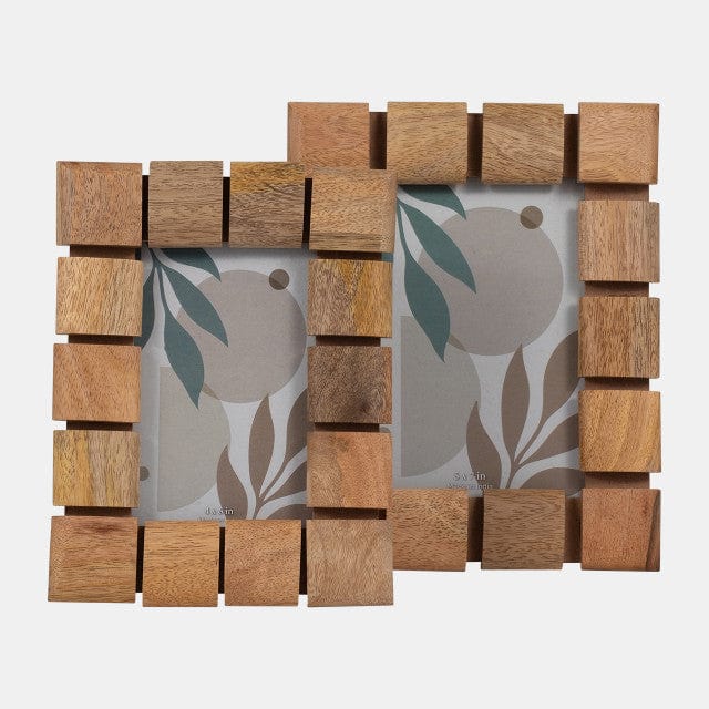 Sagebrook Home Wood Block Frame Picture Frames