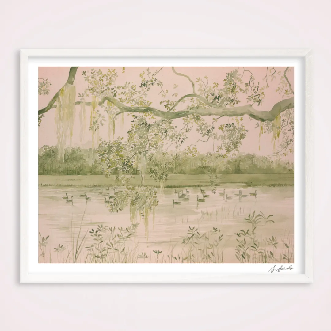 Sarah Schools 8" x 10" Afternoon Swim Artwork AfternoonSwim8x10Print