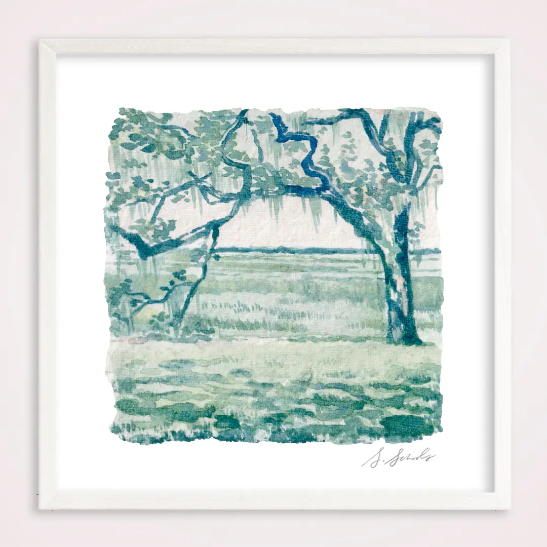 Sarah Schools 8" x 8" On the Bluff Artwork OntheBluff8x8Print