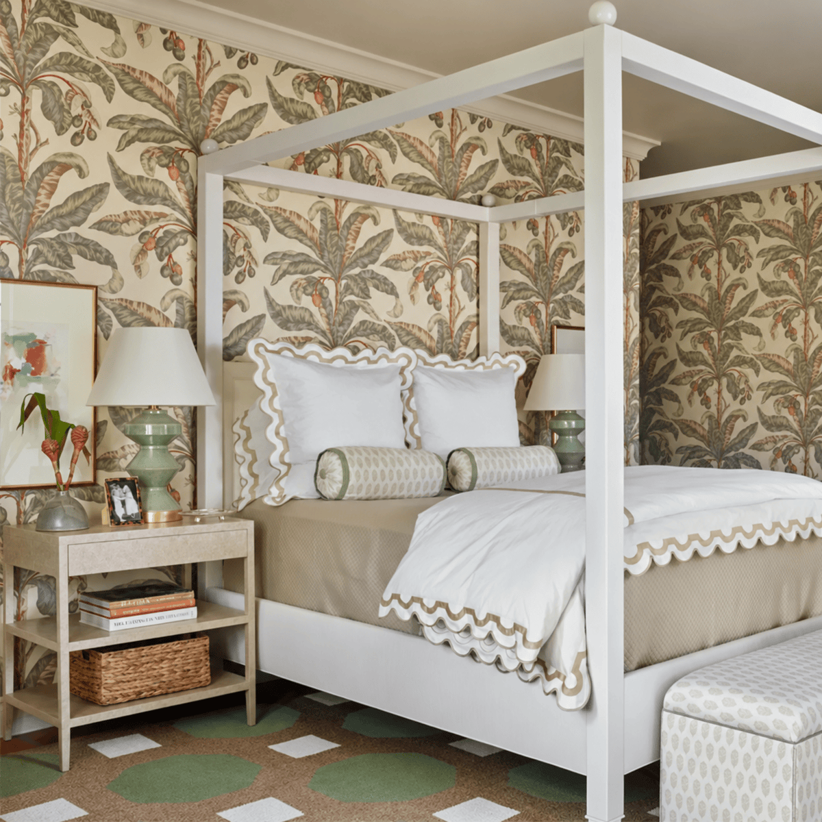 Schumacher Blair House Palm Wallpaper