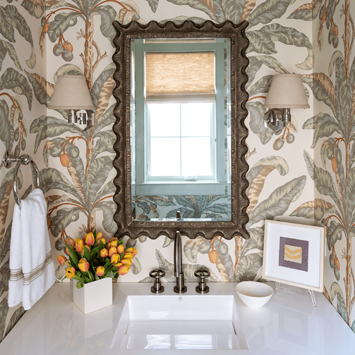 Schumacher Blair House Palm Wallpaper