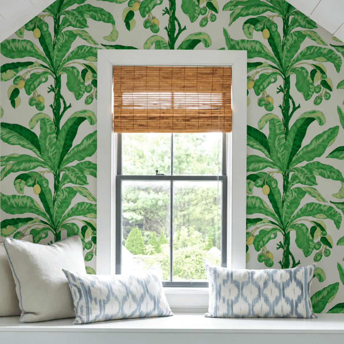 Schumacher Blair House Palm Wallpaper