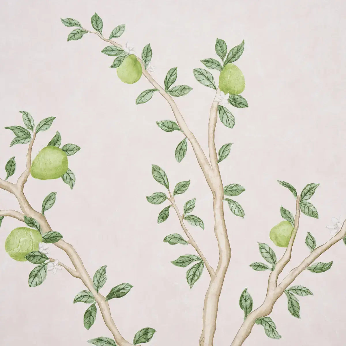 Schumacher Citrus Blossom 2 Panel Set Wallpaper