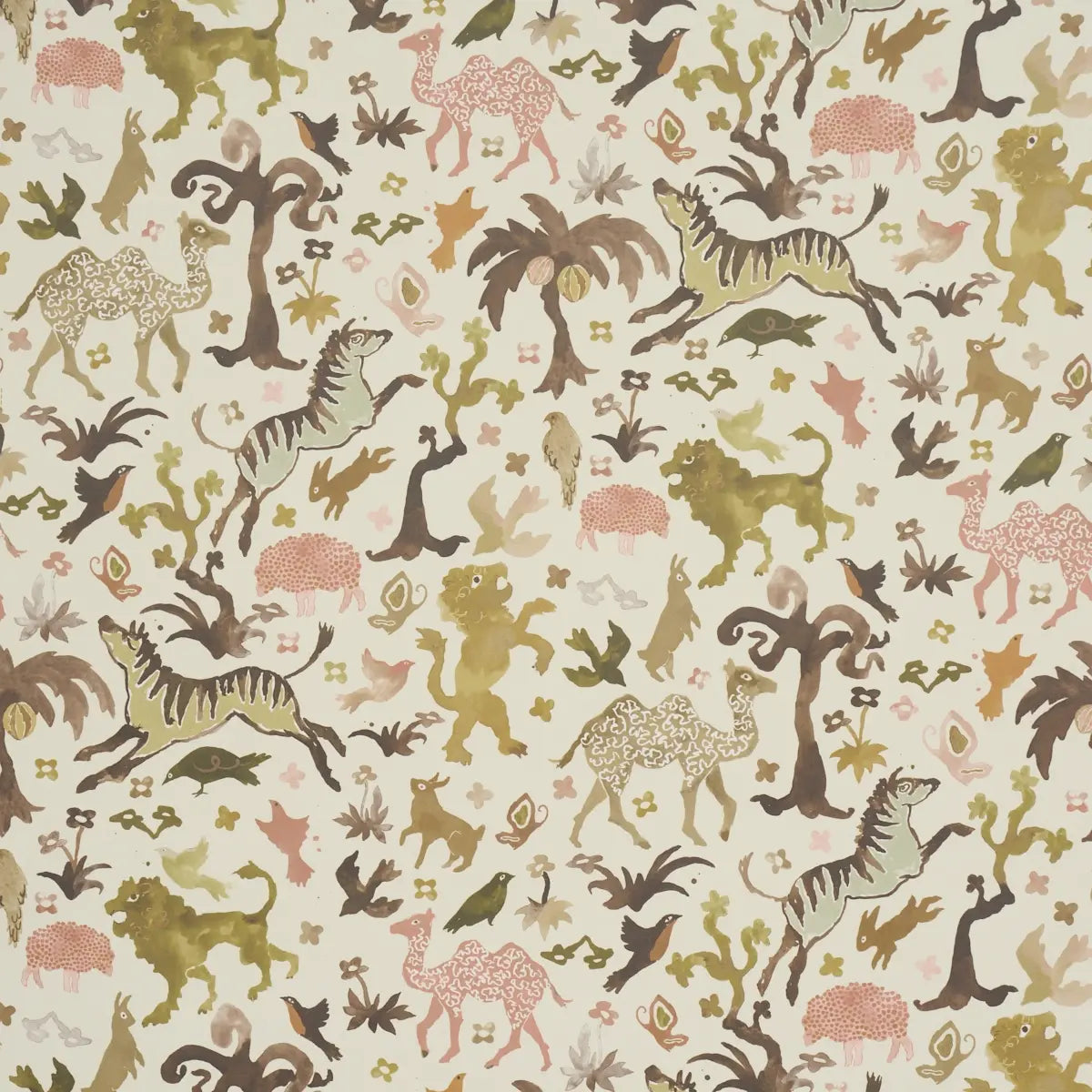 Schumacher Dawn / 10 yards Beasts Wallpaper