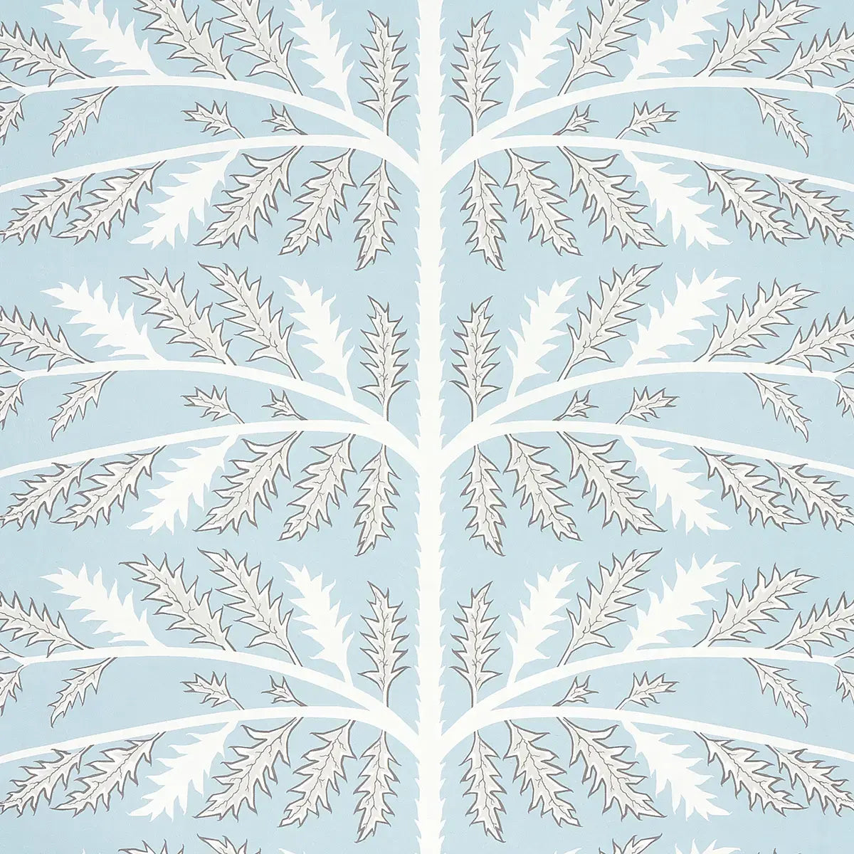Schumacher Mineral / 10 yards Thistle Wallpaper