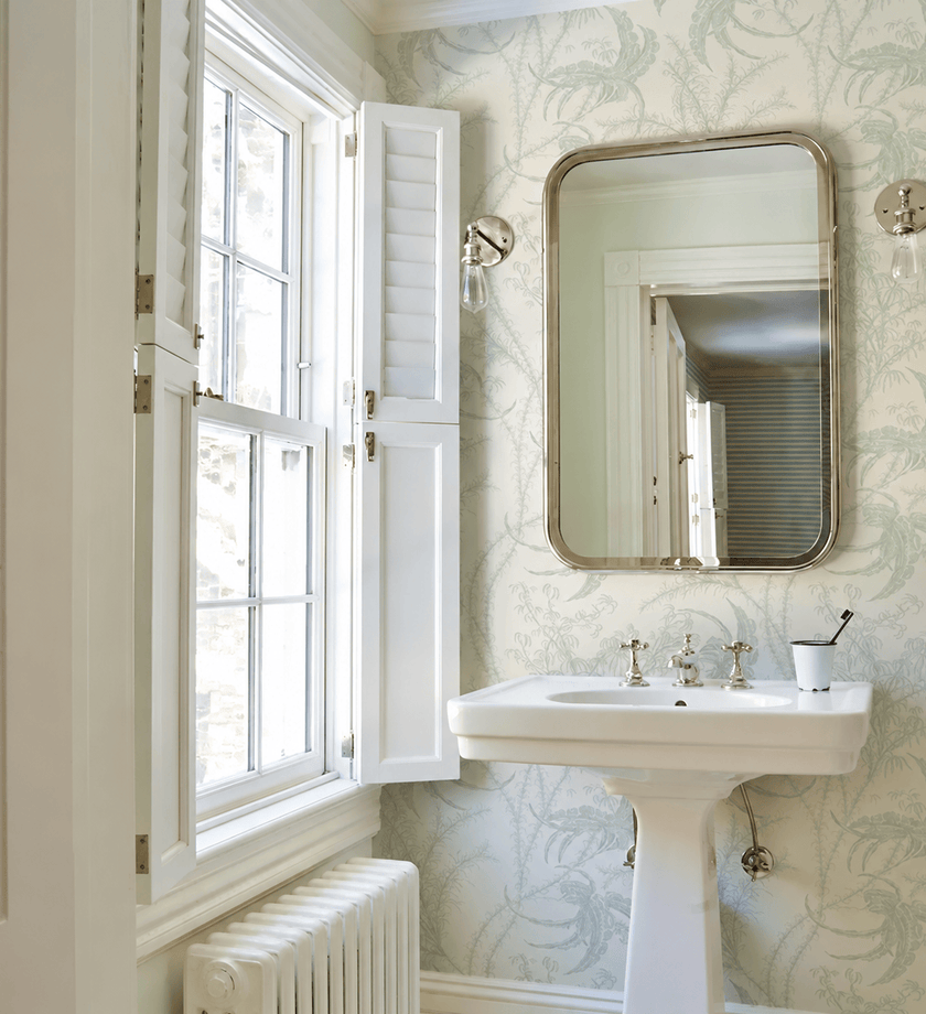 Ocean Toile Wallpaper - secondary