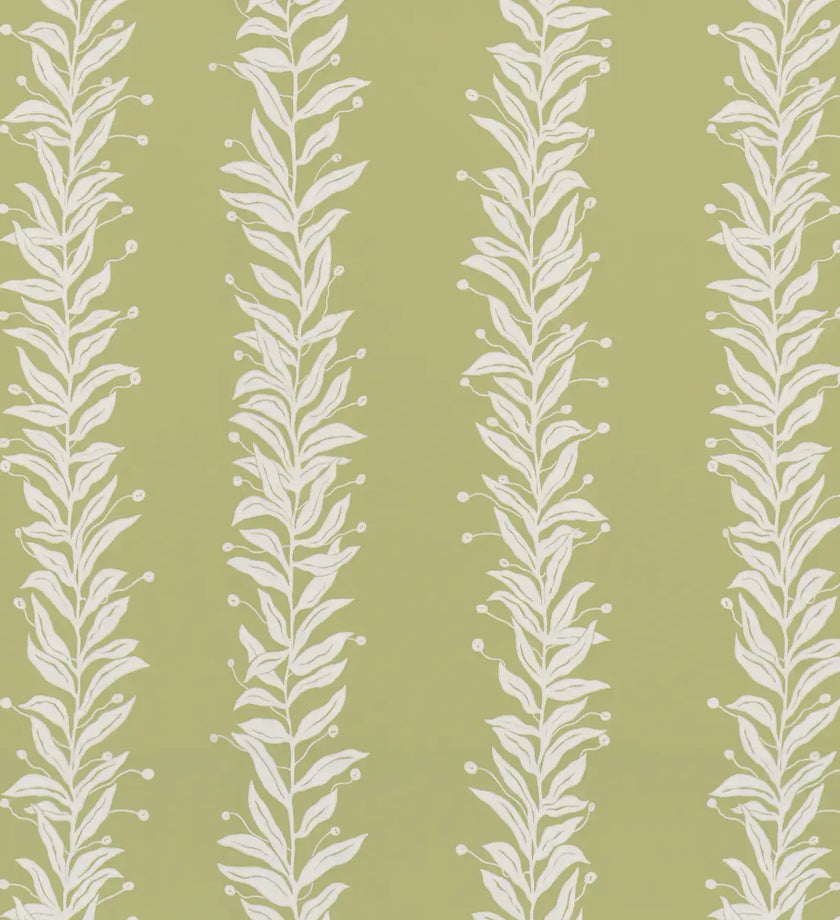 Tendril Stripe Wallpaper