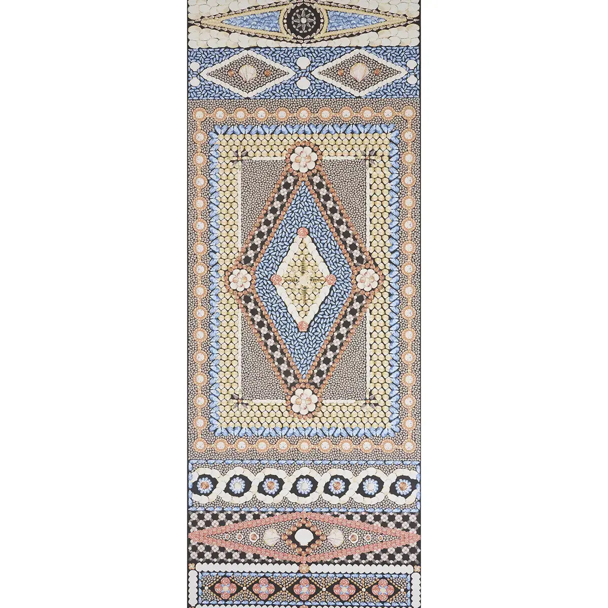 Schumacher Onyx Multi / 1 Panel Shell Grotto Panel B Wallpaper 5015162