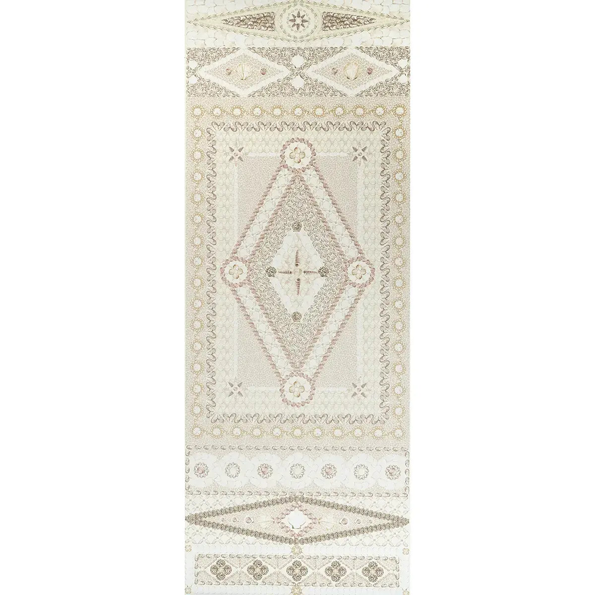 Schumacher Sand / 1 Panel Shell Grotto Panel B Wallpaper 5015163