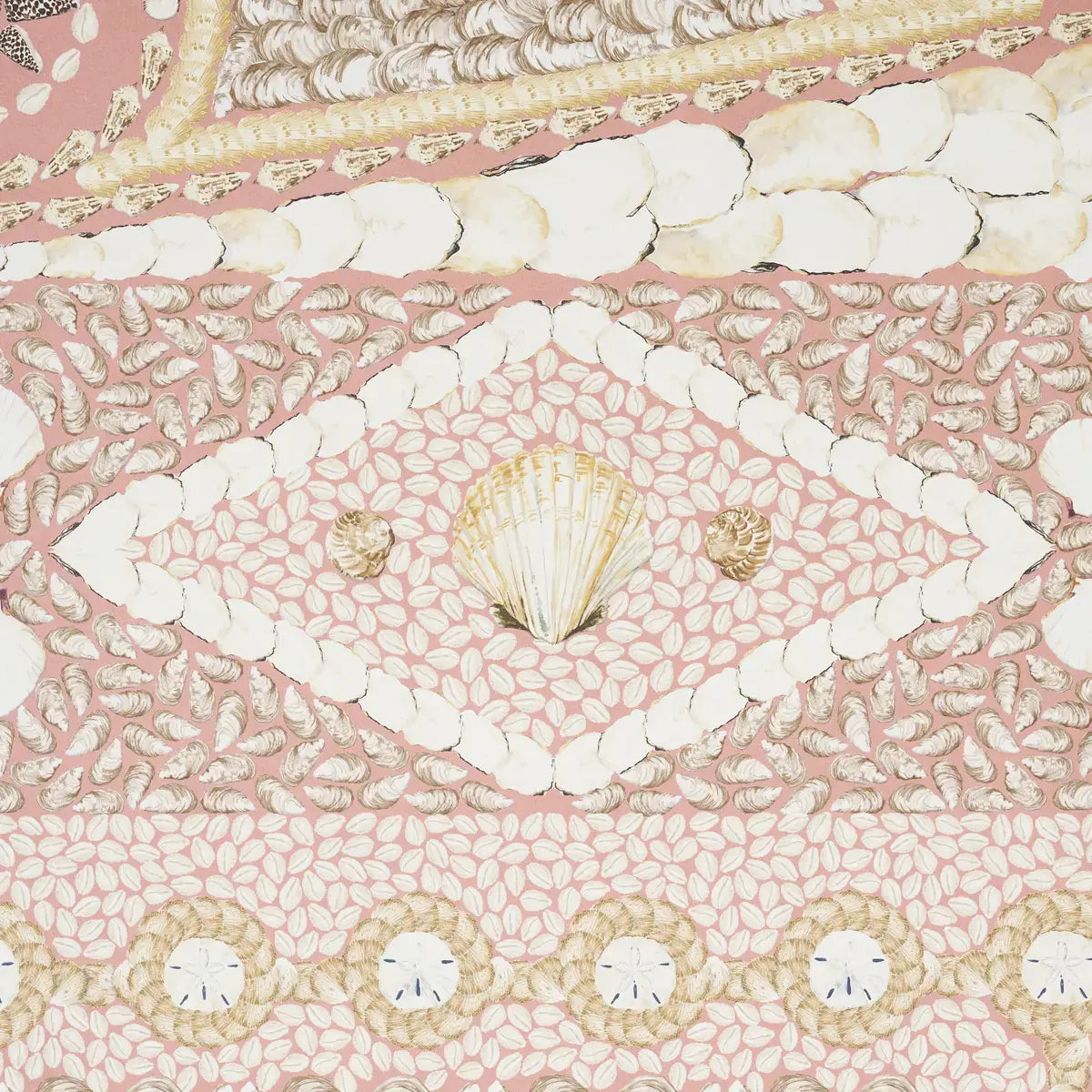 Schumacher Shell Grotto Panel B Wallpaper