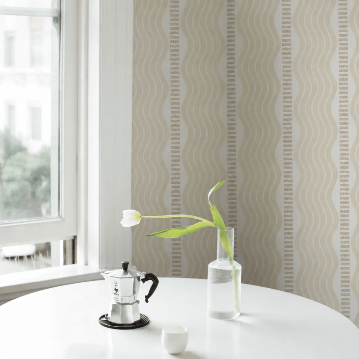 Schumacher Sina Stripe Wallpaper