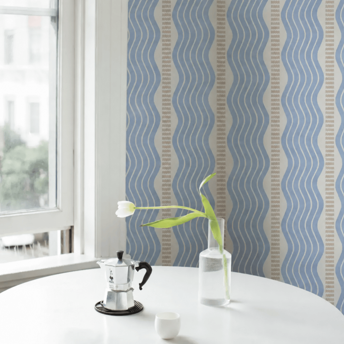 Schumacher Sina Stripe Wallpaper