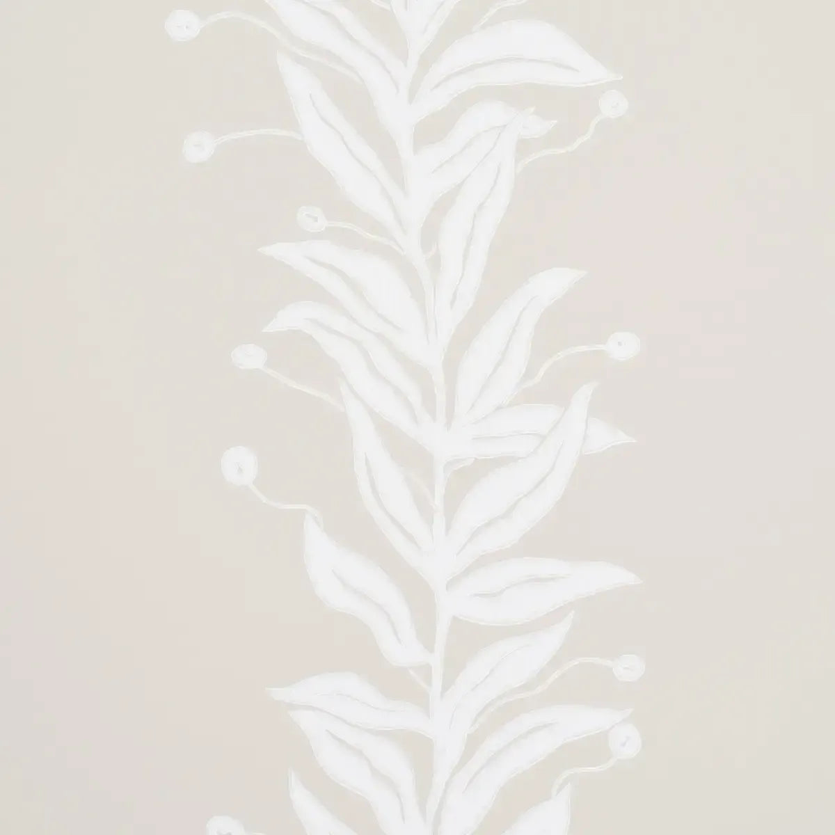 Schumacher Tendril Stripe Wallpaper