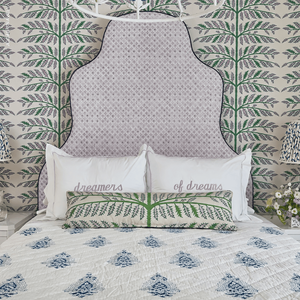 Schumacher Thistle Wallpaper