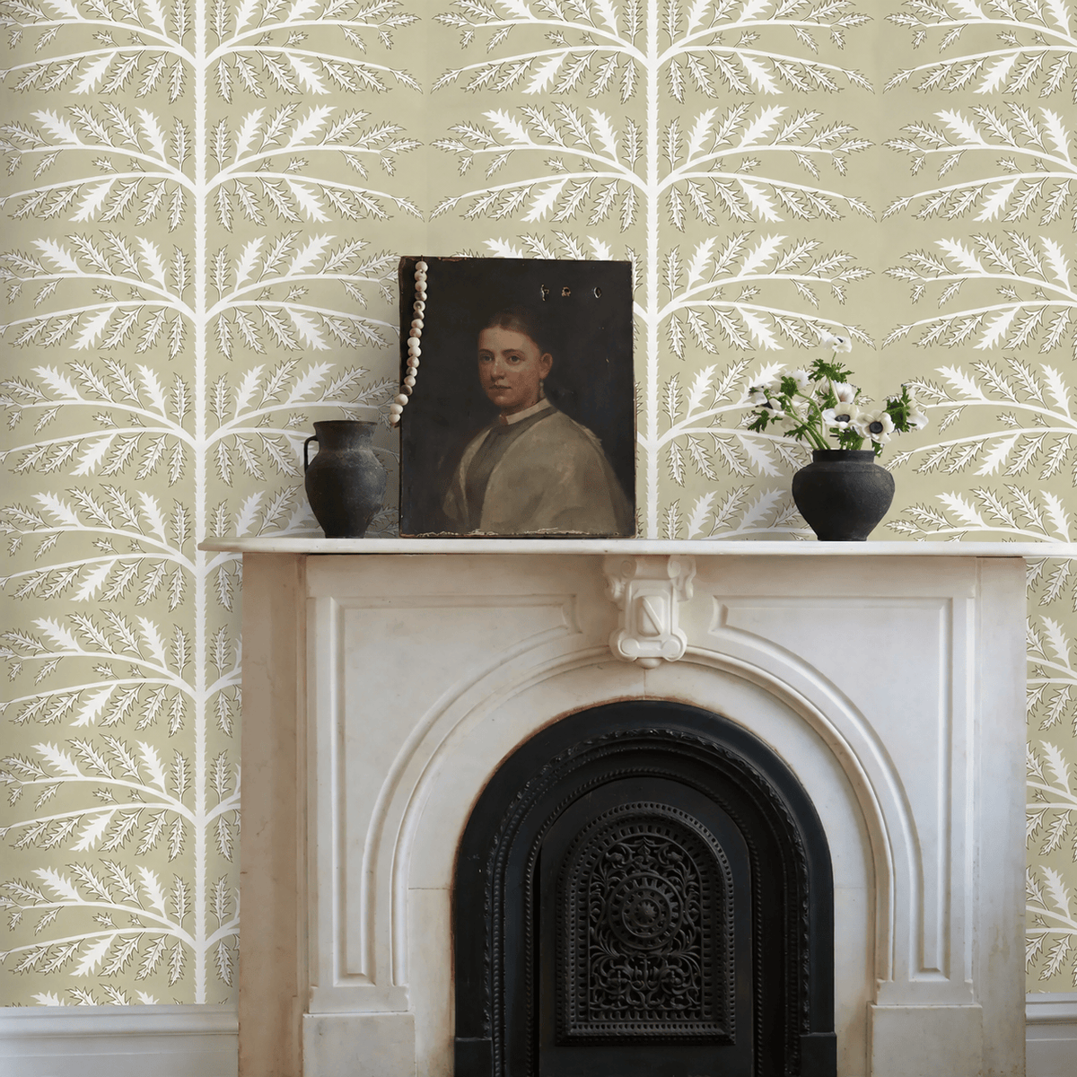 Schumacher Thistle Wallpaper