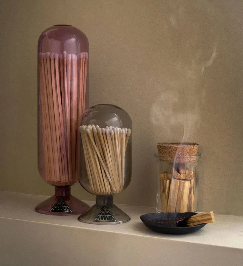 Violet Fireplace Match Cloche - secondary