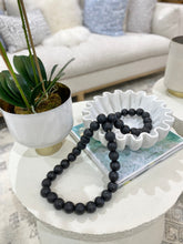 Texture Imports Black Wood Welcome Beads Decorative Objects BlkBead