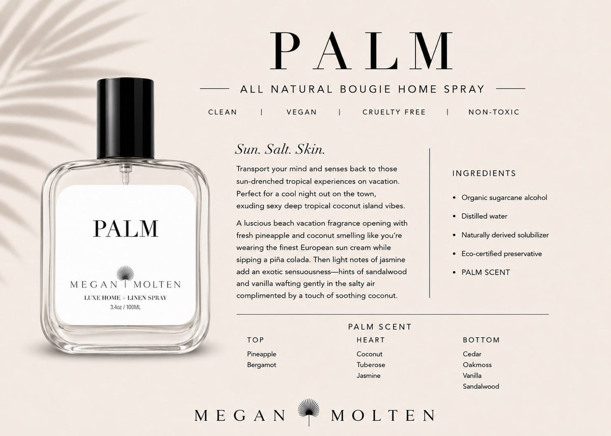 The Buzz Palm Home + Linen Spray