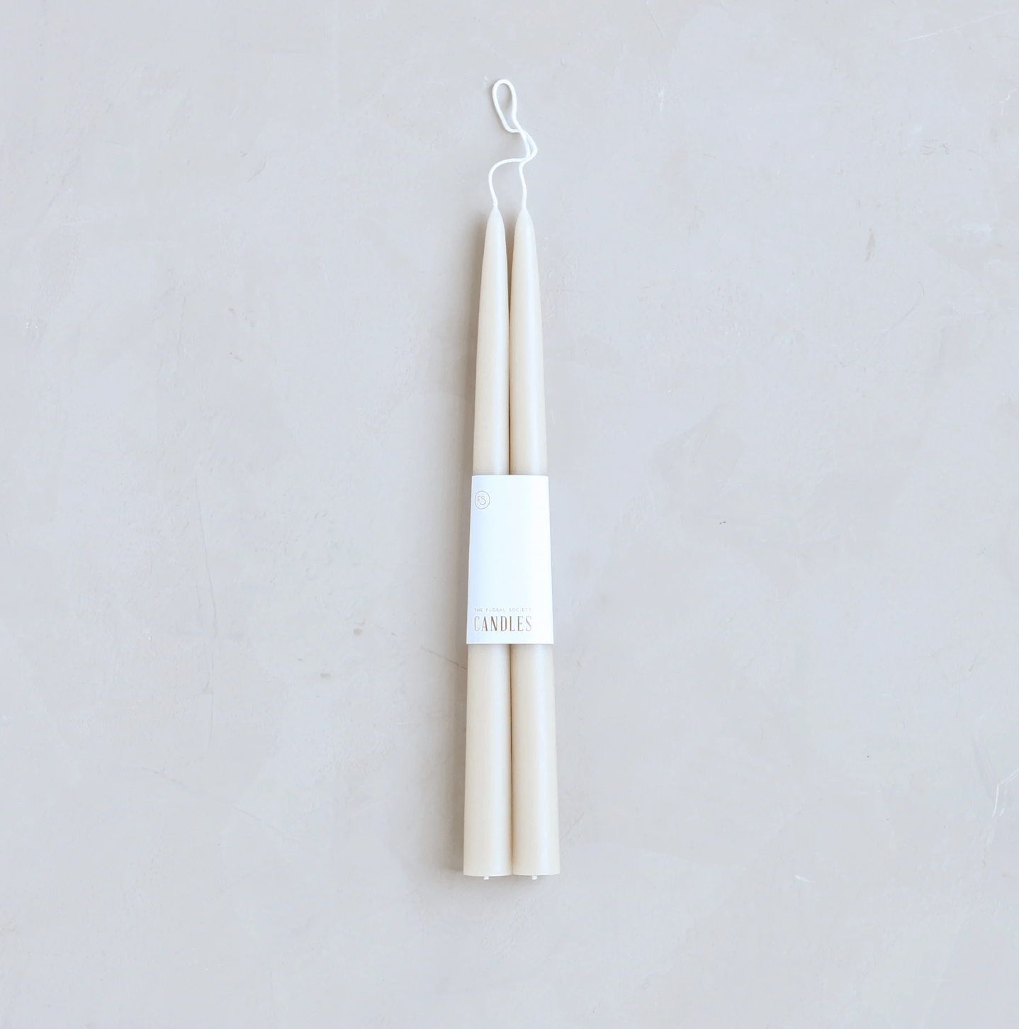 The Floral Society Parchment - Dipped Taper Candle Candles