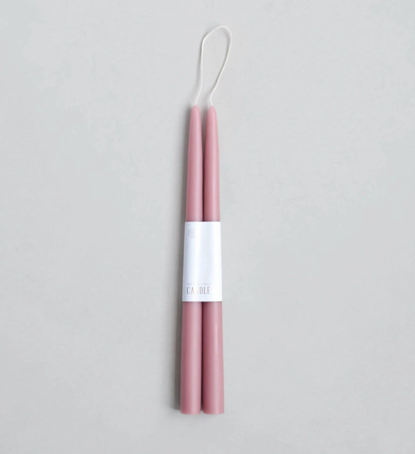 Rose - Dipped Taper Candle